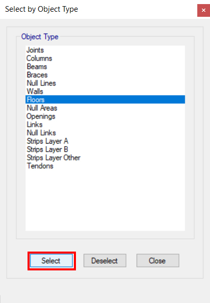 Floors →Select করব।